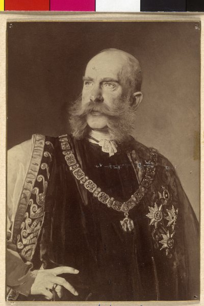 Keizer van Oostenrijk Franz Joseph I door Heinrich von Angeli