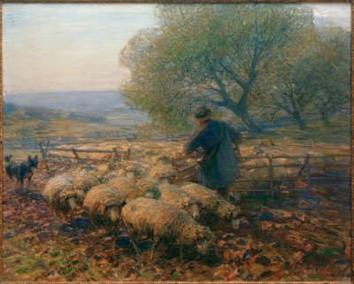 Schapen die de Kraal Verlaten door Heinrich von Zügel