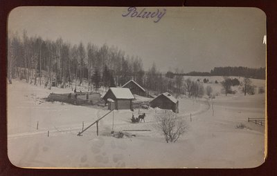Eerste Wereldoorlog: Oekraïne in de jaren 1914-1916 tijdens de invasie van het Duitse leger. Uitzicht met sneeuw door Heldenfriedhof Dsessentniki (attr. to)