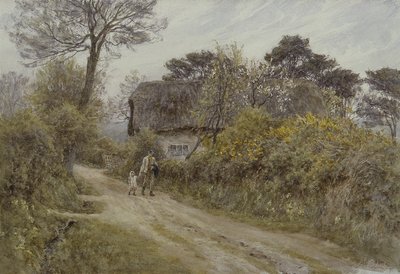 Een Cottage op het Eiland Wight door Helen Allingham
