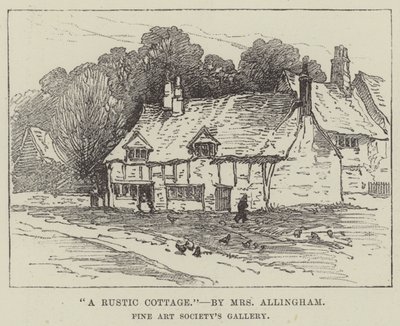 Een Rustiek Huisje door Helen Allingham