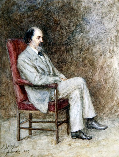 Alfred, Lord Tennyson door Helen Allingham
