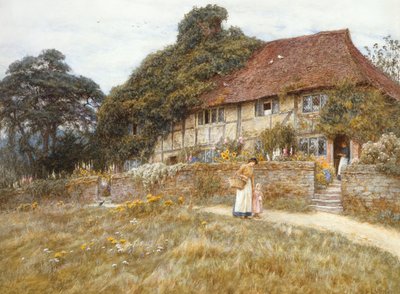 In Stedham bij Midhurst door Helen Allingham