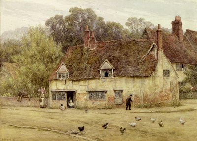 Bij het Oude Huisje door Helen Allingham
