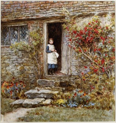 Corcorus Japonica door Helen Allingham