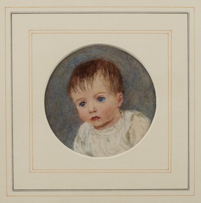 Gerald Allingham als baby door Helen Allingham