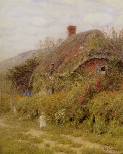 Vissen in Surrey door Helen Allingham