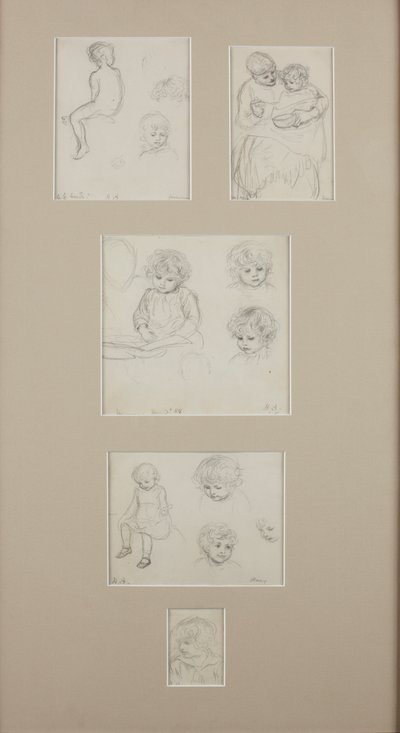 Schetsen van Henry Allingham, ca. 1884 door Helen Allingham