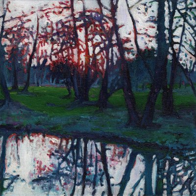 Laatste Gloed op de Weide, 2009 door Helen White