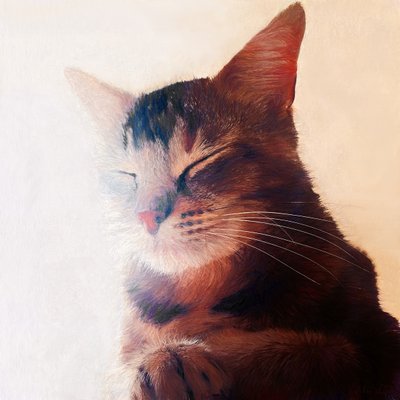 Purr-fect Spot, 2018 door Helen White