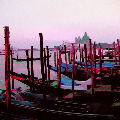 Venetiaanse Zonsondergang, 2018 door Helen White