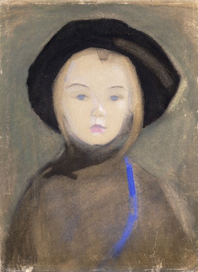 Meisje met Blauwe Lint door Helene Schjerfbeck