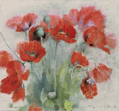 Klaprozen door Helene Schjerfbeck