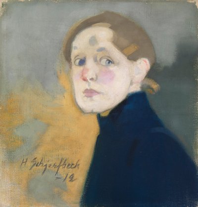 Zelfportret, 1912 door Helene Schjerfbeck