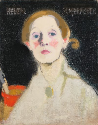 Zelfportret, 1915 door Helene Schjerfbeck