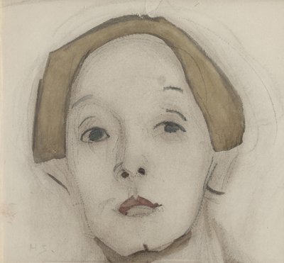 Zelfportret door Helene Schjerfbeck