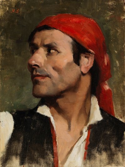 Spanjaard door Helene Schjerfbeck