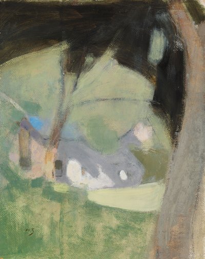 De Oude Brouwerij (Compositie) door Helene Schjerfbeck