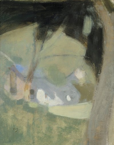 De Oude Brouwerij Compositie, 1918 door Helene Schjerfbeck