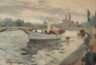 Motief van de Seine door Helmer Osslund