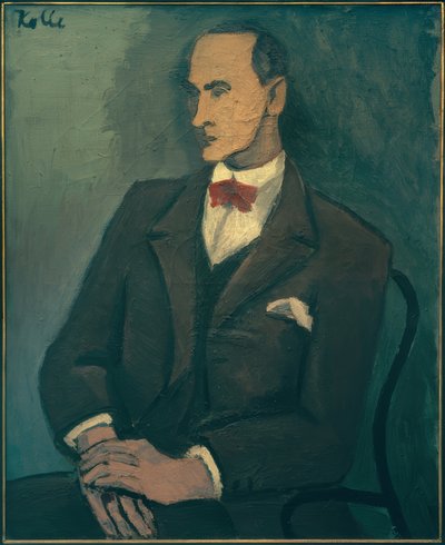 Portret Wilhem Uhde door Helmut Kolle