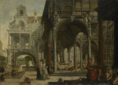 Imaginaire Renaissancepaleis door Hendrick Aerts