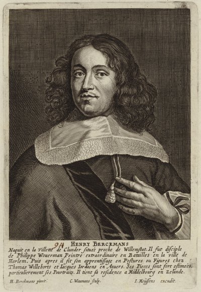 Portret van Hendrick Berckman door Hendrick Berckman
