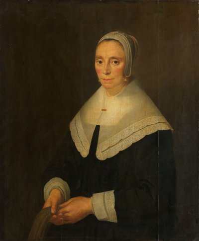 Portret van een Vrouw door Hendrick Cornelisz van Vliet