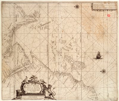 Kaart van Afrika, India en Sri Lanka door Hendrick Doncker