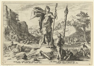 Bronzen Eeuw door Hendrick Goltzius (workshop of)