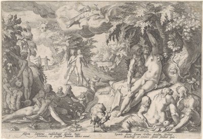 De Gouden Eeuw door Hendrick Goltzius (workshop of)