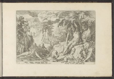 Gouden eeuw door Hendrick Goltzius (workshop of)