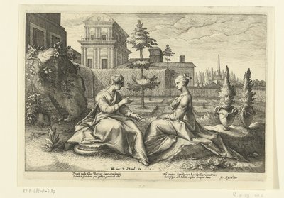 Juno benadert Semele in de gedaante van Beroë, uit de serie Ovidius