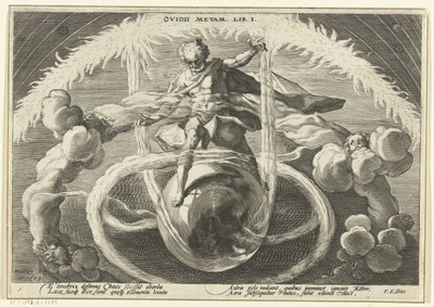 Orde in de chaos door Hendrick Goltzius (workshop of)