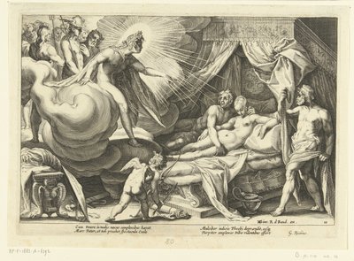 Venus en Mars door Apollo verrast Ovidius
