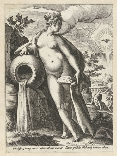 Water door Hendrick Goltzius (workshop of)