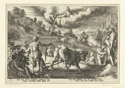 Zilveren Eeuw door Hendrick Goltzius (workshop of)