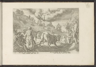 Zilveren eeuw door Hendrick Goltzius (workshop of)