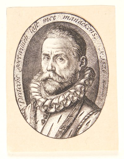 Adrian Manmaker door Hendrick Goltzius