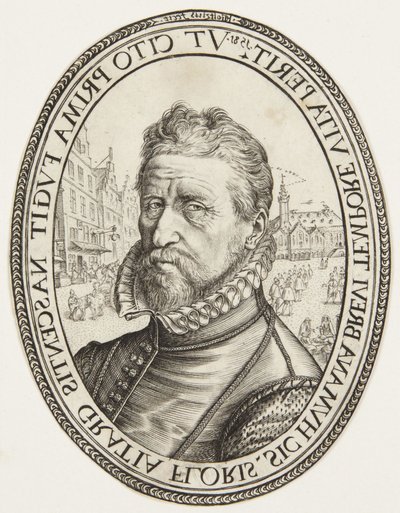 Allaert Fransz. Schatter door Hendrick Goltzius