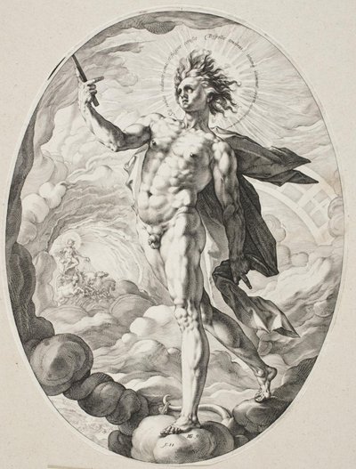 Apollo door Hendrick Goltzius