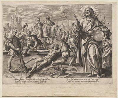 Christus door Hendrick Goltzius