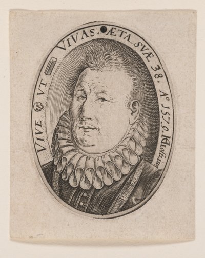 Gerit Jansz. van Schooten door Hendrick Goltzius