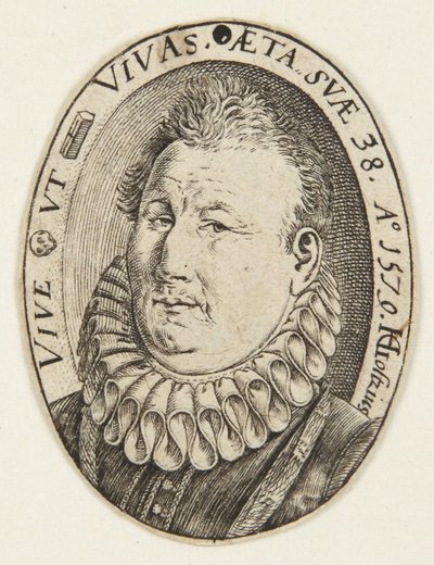 Gerrit Jansz. van Schooten door Hendrick Goltzius