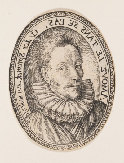 Gheraert van der Spronck door Hendrick Goltzius