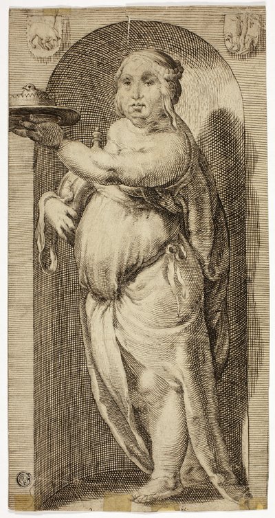 Vraatzucht door Hendrick Goltzius