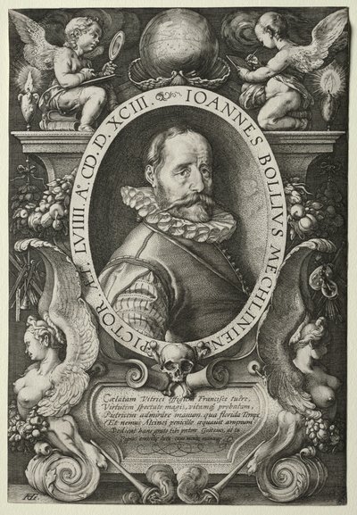 Hans Bol door Hendrick Goltzius