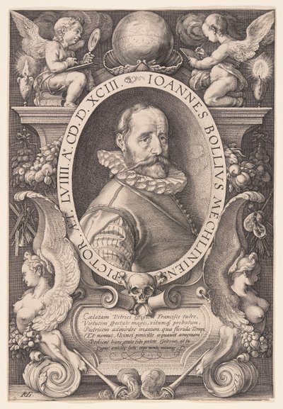 Hans Bol door Hendrick Goltzius