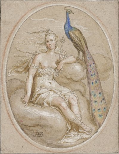 Juno door Hendrick Goltzius