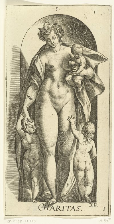 Liefde door Hendrick Goltzius